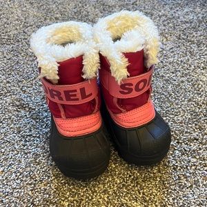 Baby Sorel Snow Boots size 4